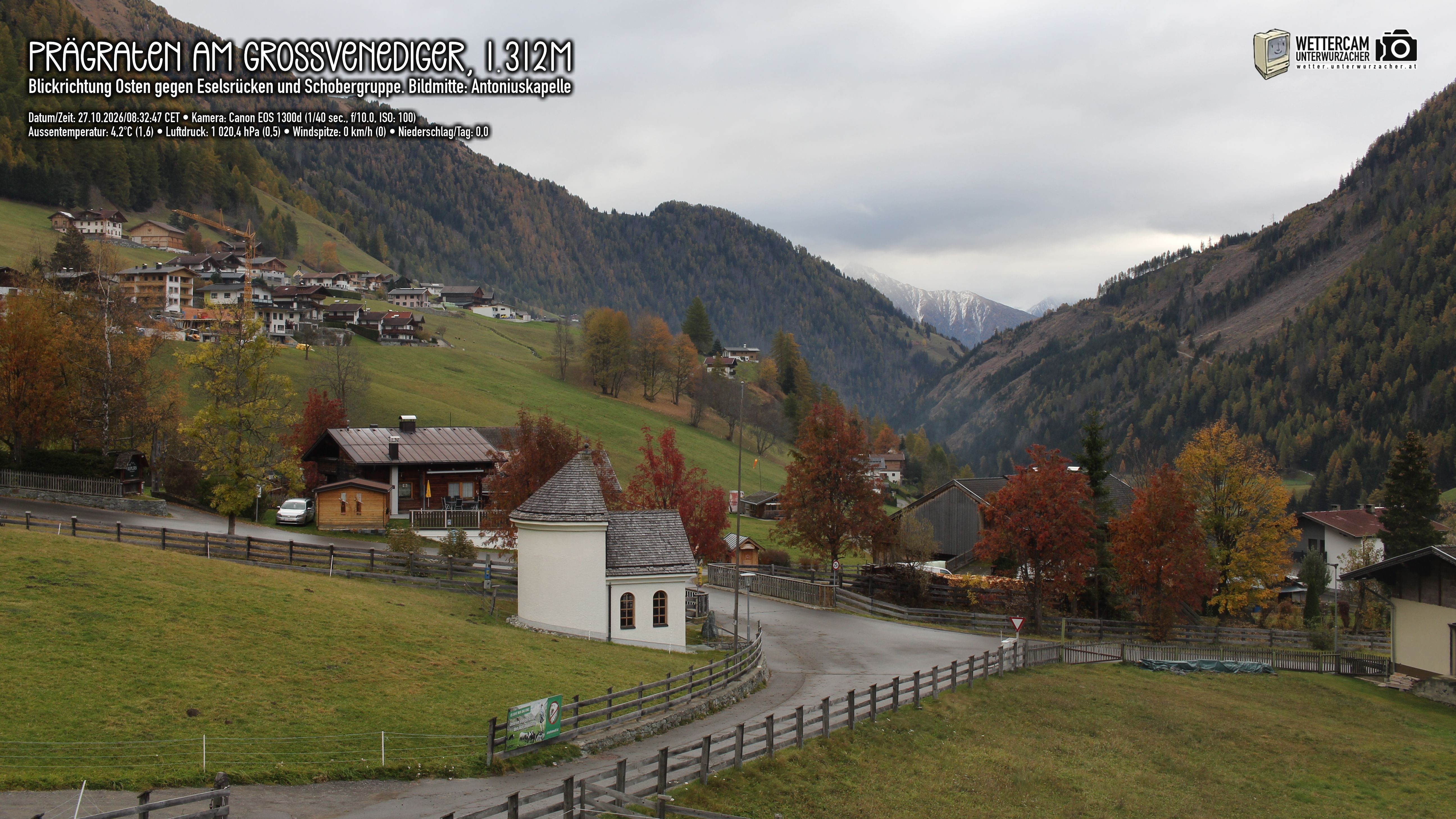Archiv Foto Webcam Prägraten in Osttirol