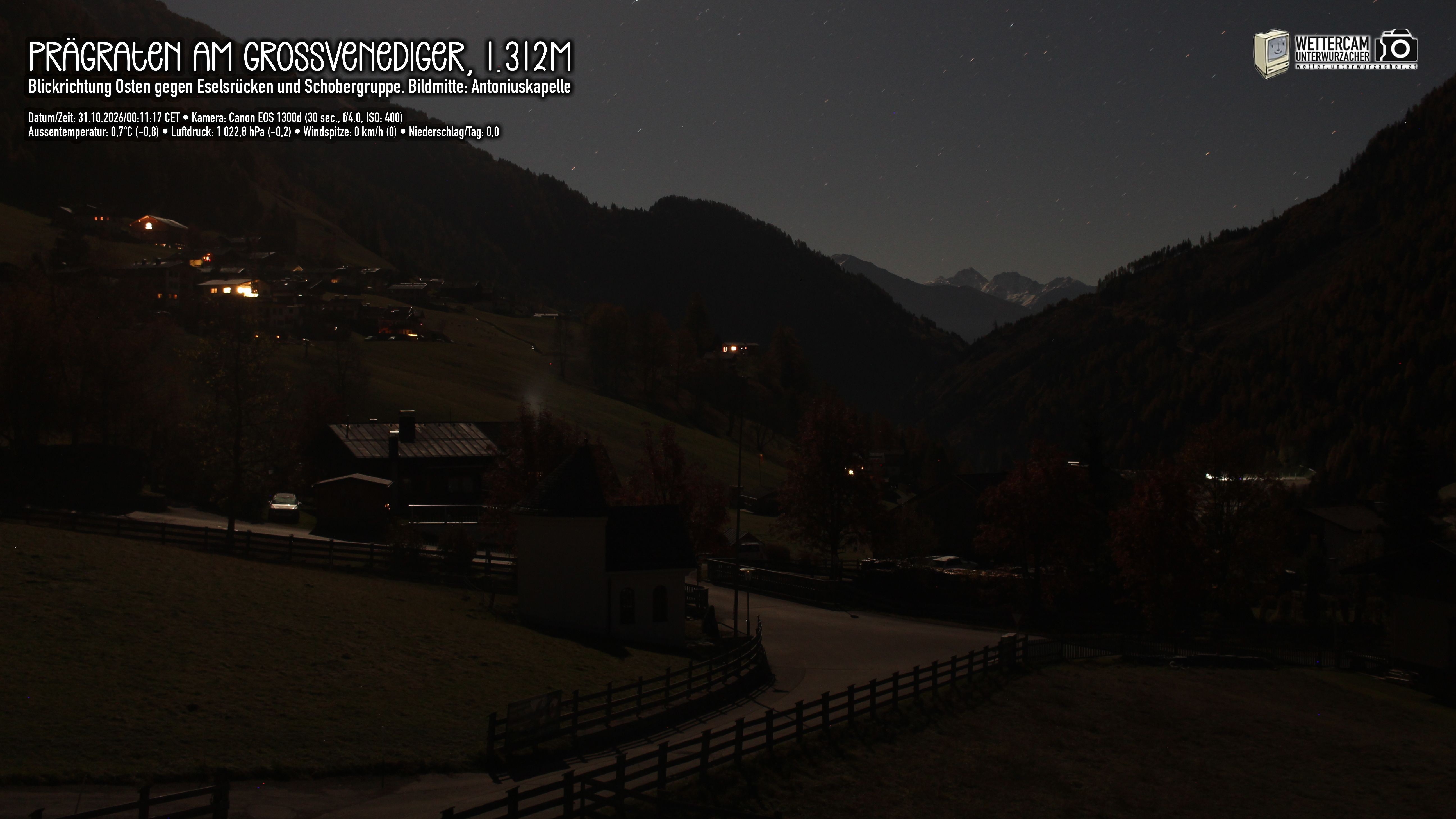 Archiv Foto Webcam Prägraten in Osttirol