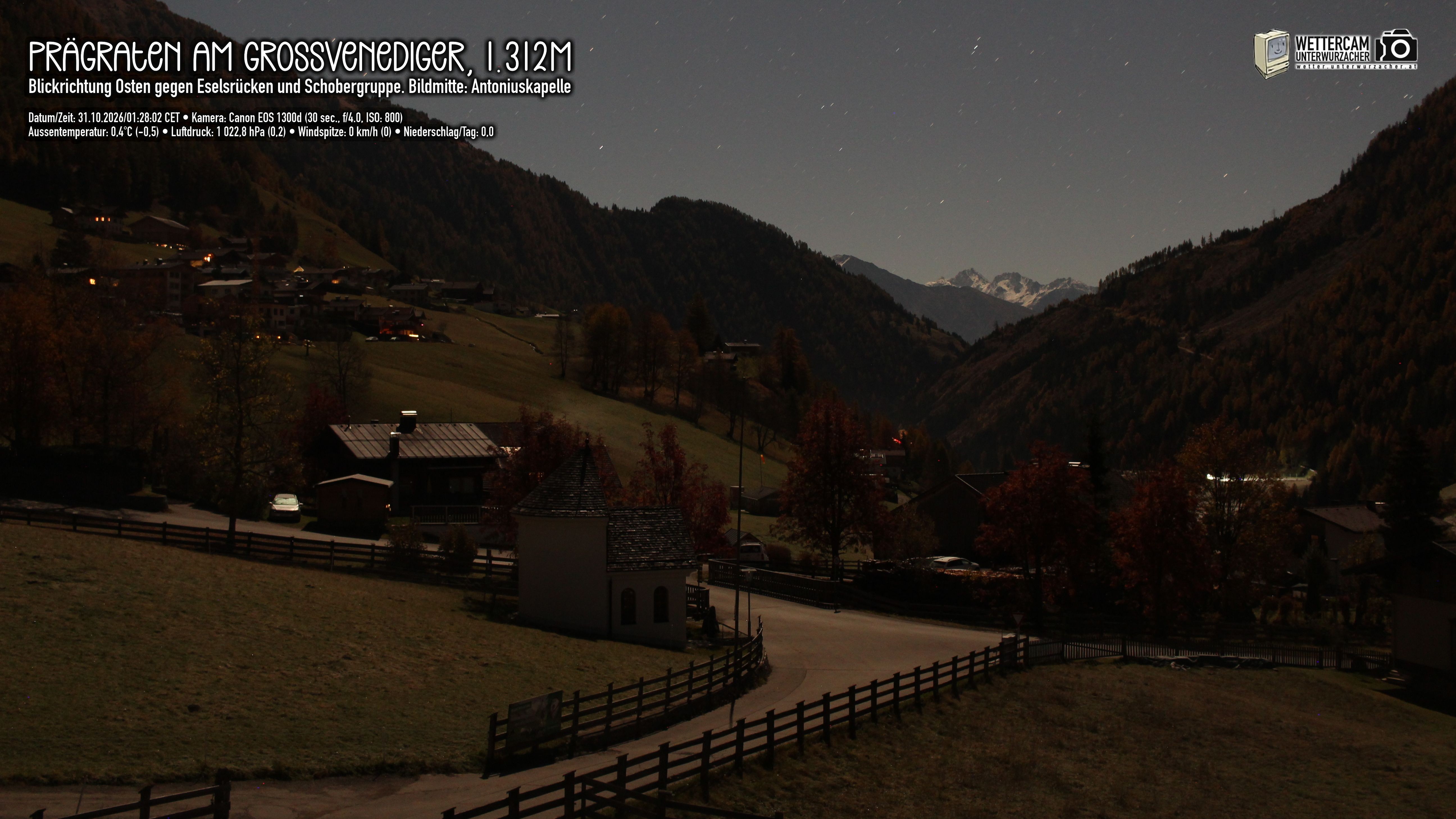 Archiv Foto Webcam Prägraten in Osttirol
