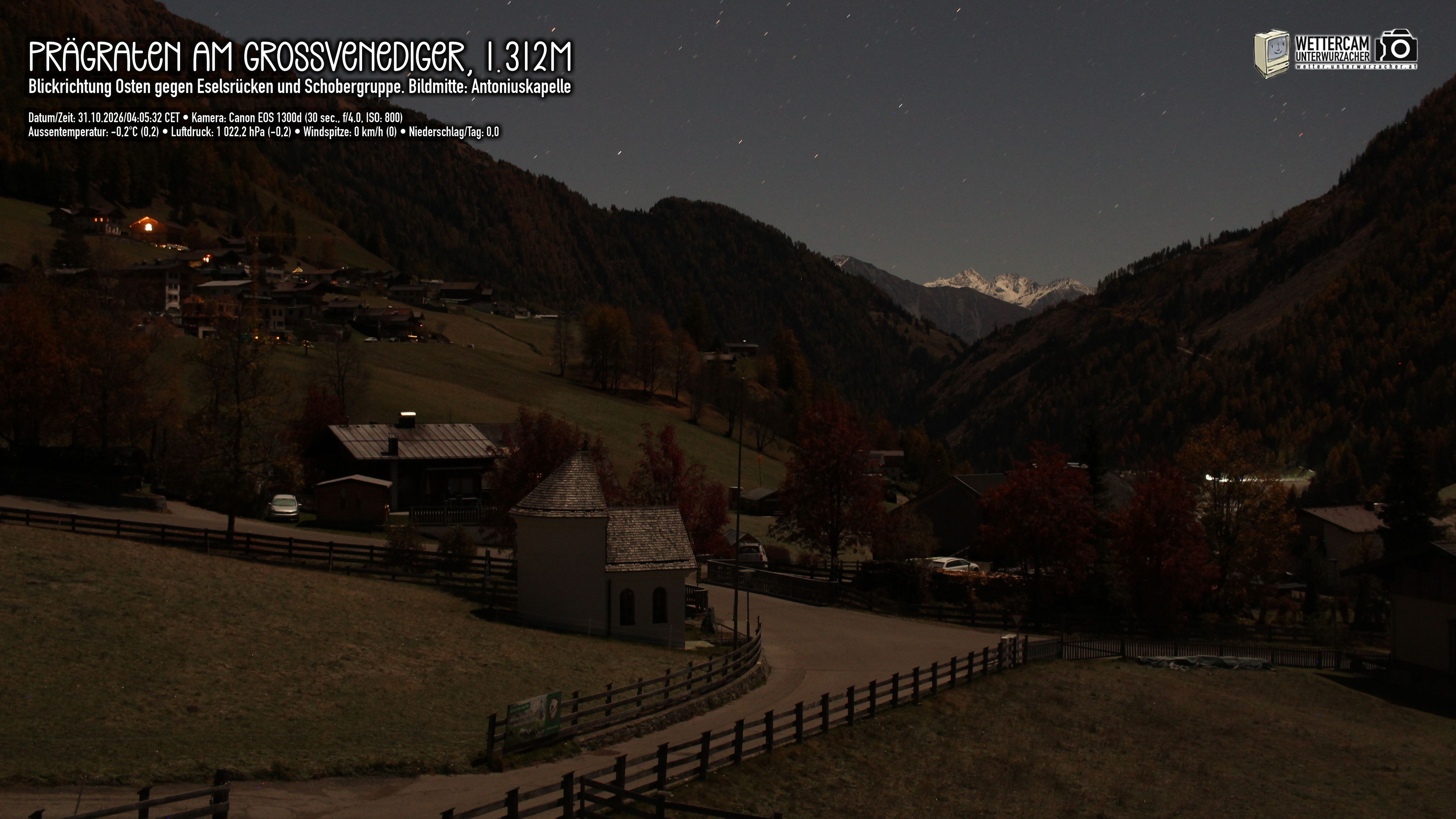 Archiv Foto Webcam Prägraten in Osttirol