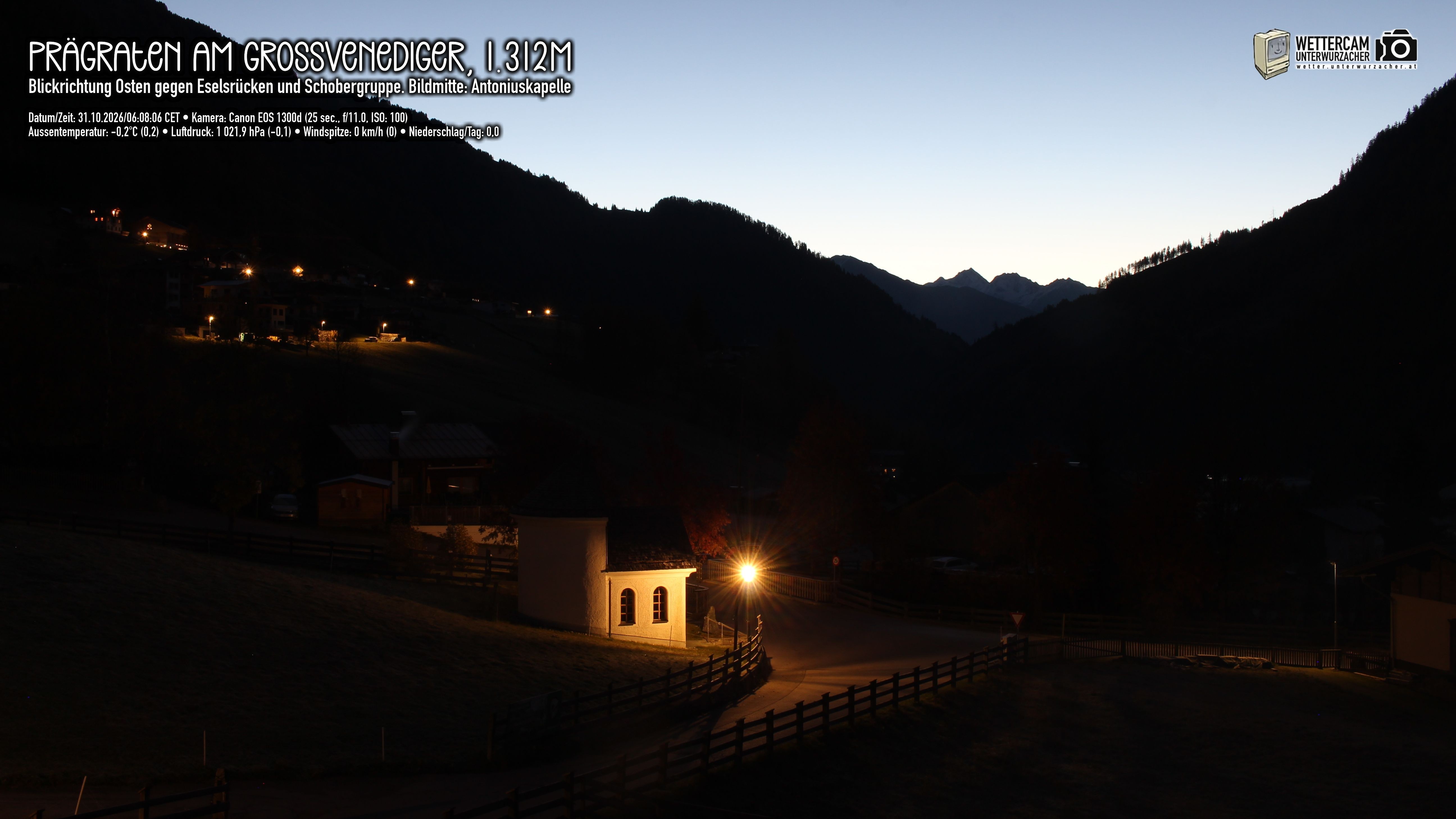 Archiv Foto Webcam Prägraten in Osttirol