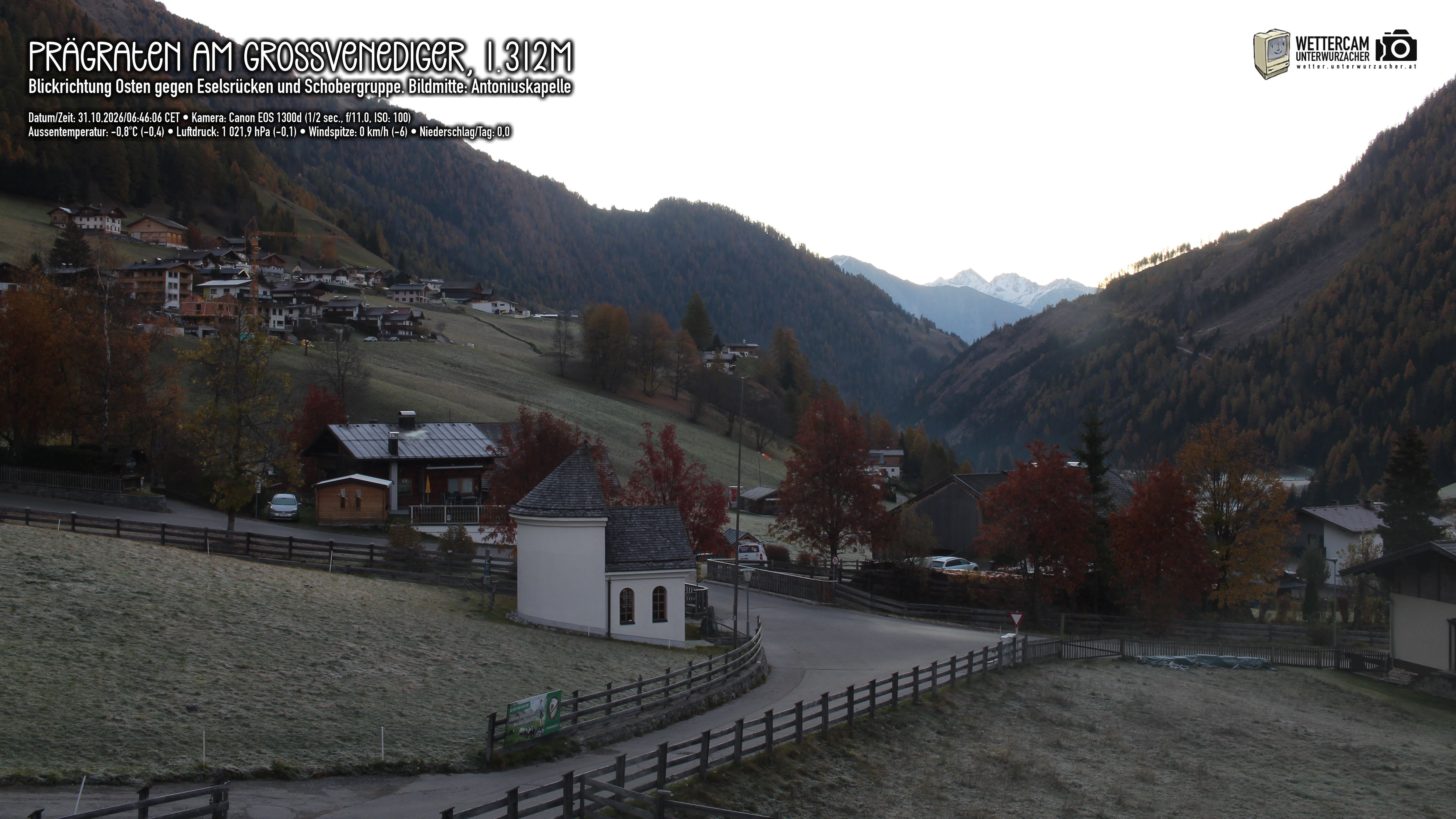 Archiv Foto Webcam Prägraten in Osttirol