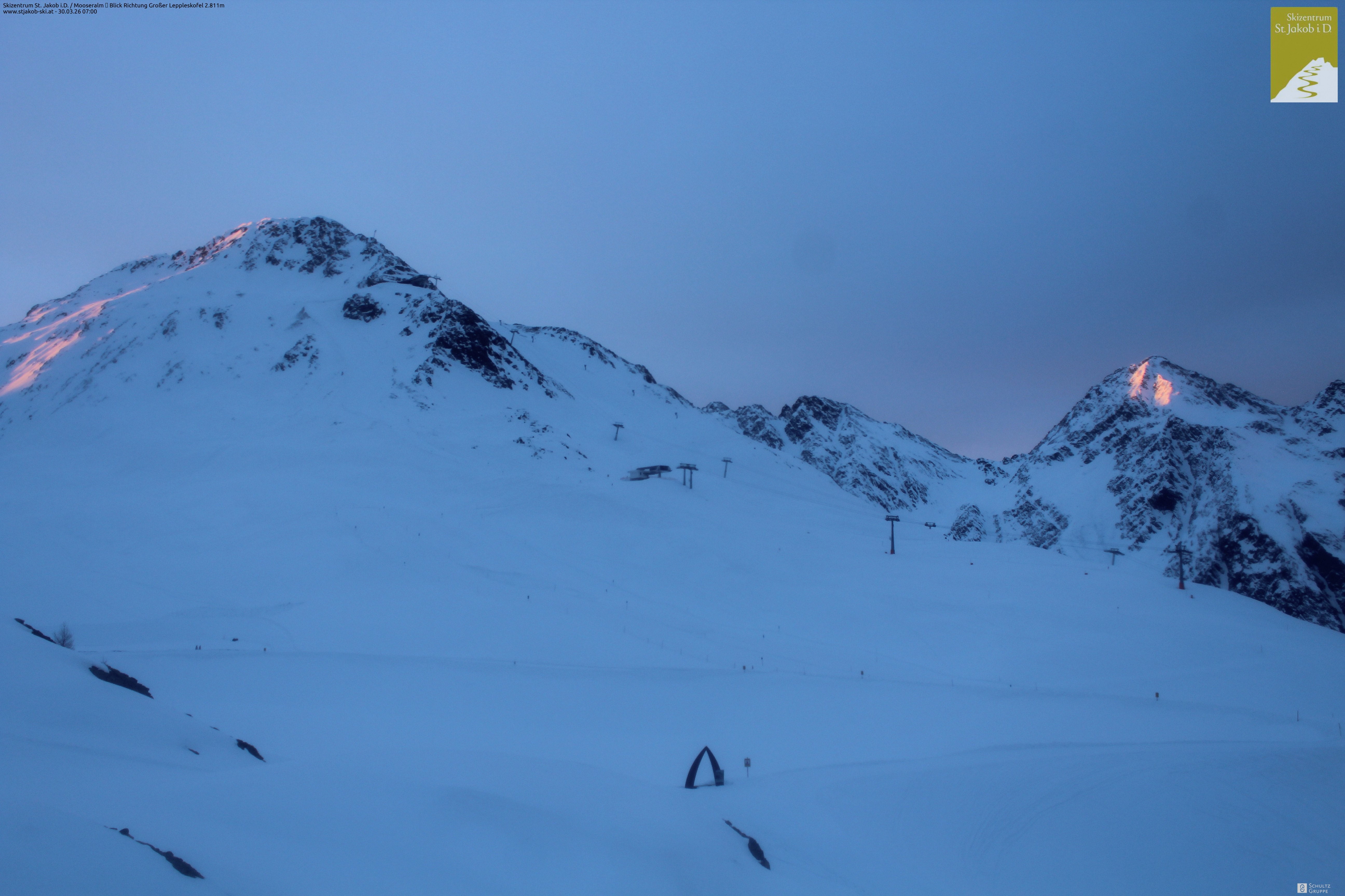 Archiv Foto Webcam Tögisch, St. Jakob in Osttirol
