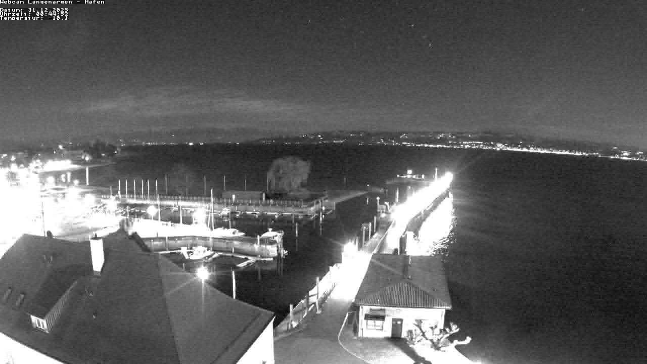 Archiv Foto Webcam Bodensee: Gemeindehafen Langenargen