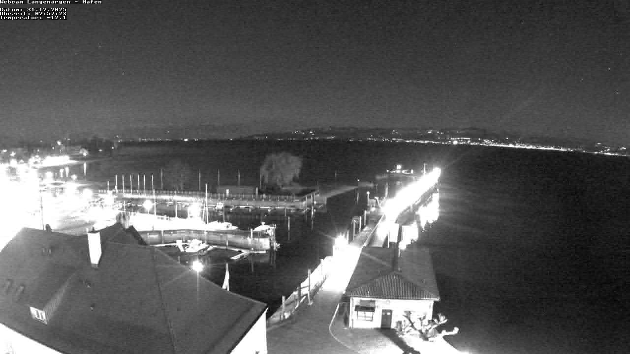 Archiv Foto Webcam Bodensee: Gemeindehafen Langenargen