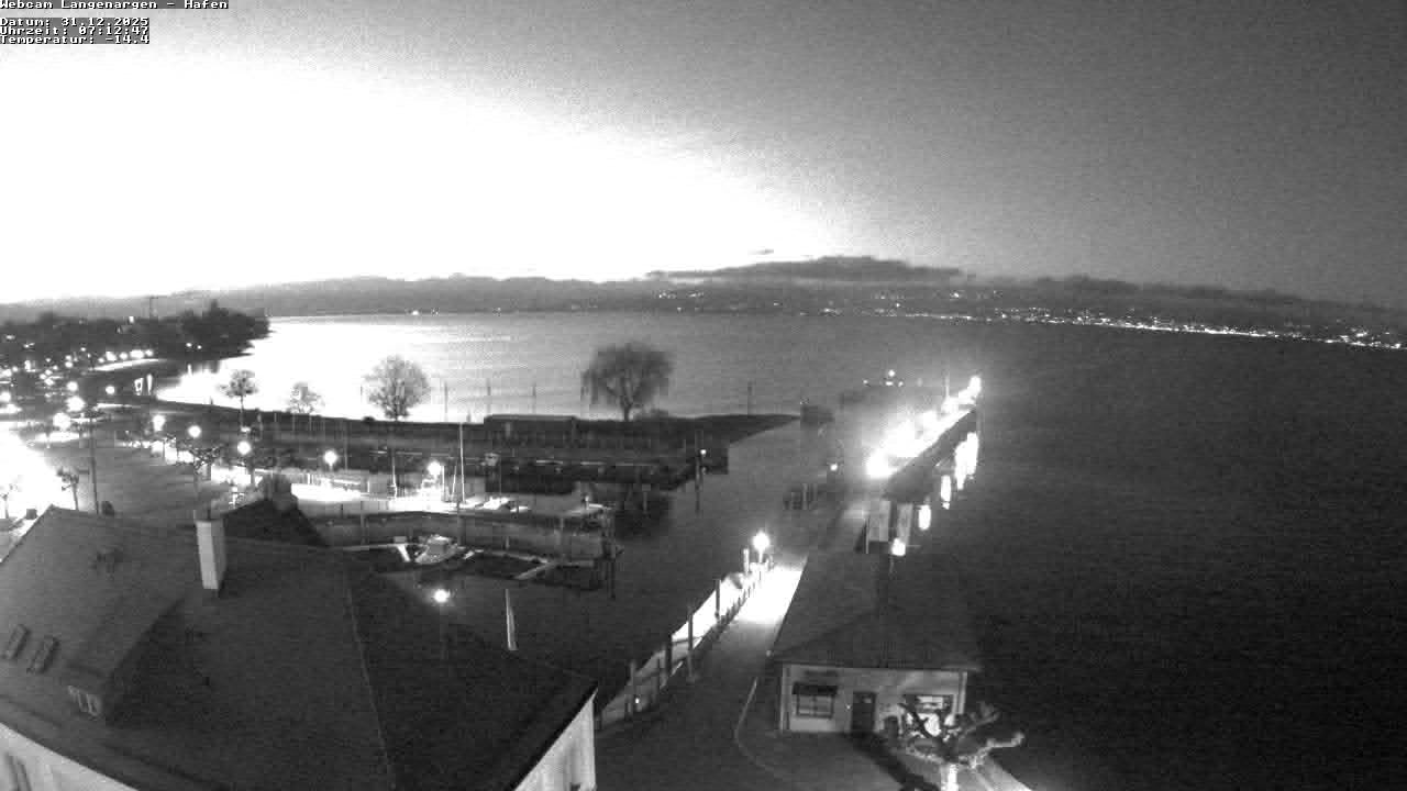 Archiv Foto Webcam Bodensee: Gemeindehafen Langenargen