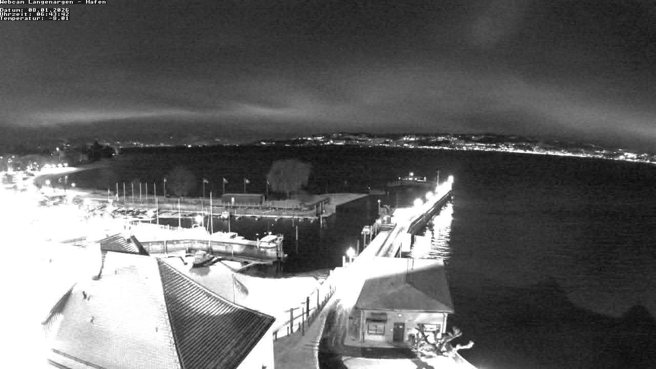 Archiv Foto Webcam Bodensee: Gemeindehafen Langenargen
