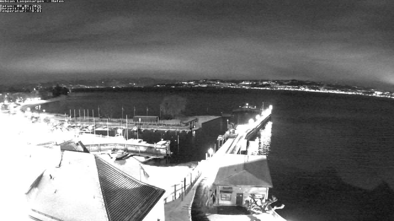 Archiv Foto Webcam Bodensee: Gemeindehafen Langenargen