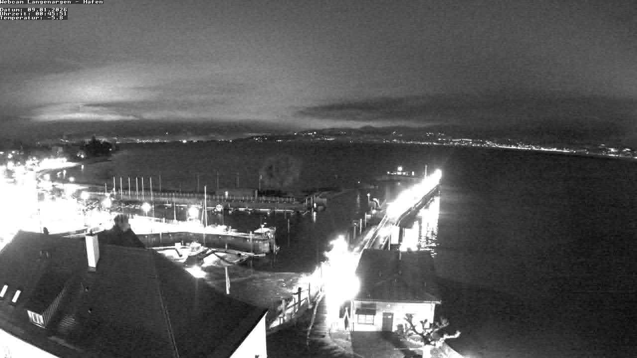 Archiv Foto Webcam Bodensee: Gemeindehafen Langenargen