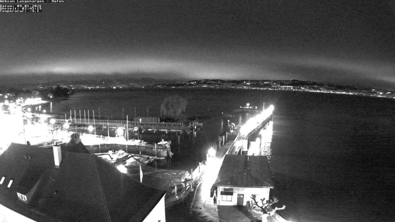 Archiv Foto Webcam Bodensee: Gemeindehafen Langenargen