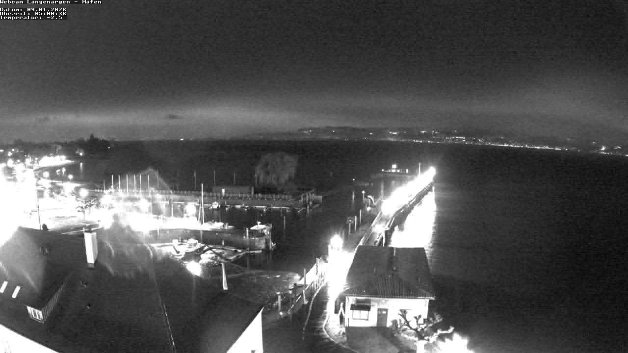 Archiv Foto Webcam Bodensee: Gemeindehafen Langenargen