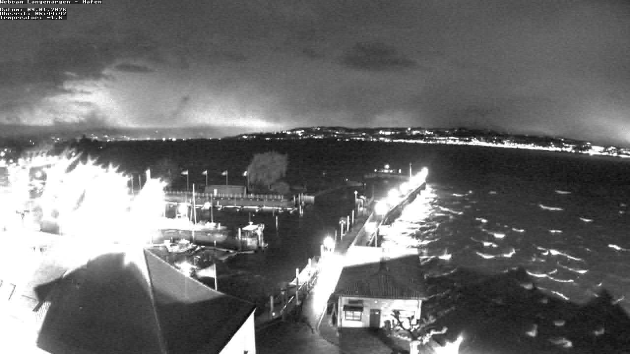 Archiv Foto Webcam Bodensee: Gemeindehafen Langenargen