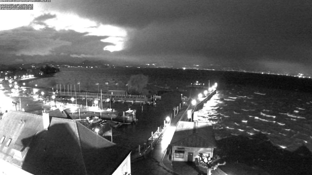 Archiv Foto Webcam Bodensee: Gemeindehafen Langenargen