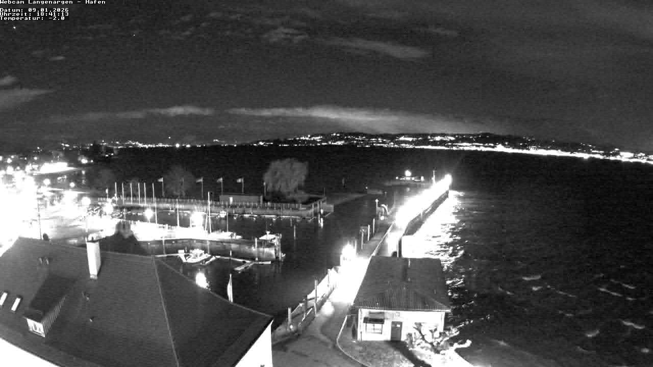 Archiv Foto Webcam Bodensee: Gemeindehafen Langenargen