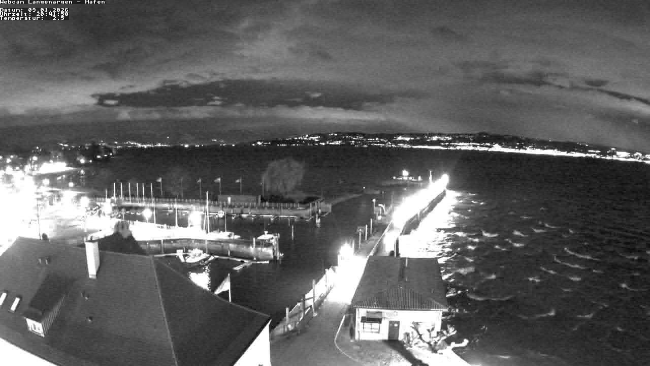 Archiv Foto Webcam Bodensee: Gemeindehafen Langenargen
