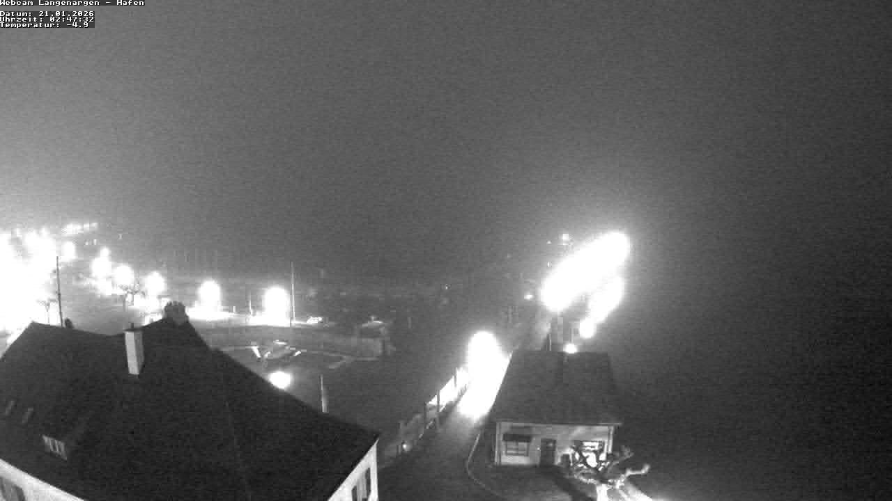 Archiv Foto Webcam Bodensee: Gemeindehafen Langenargen