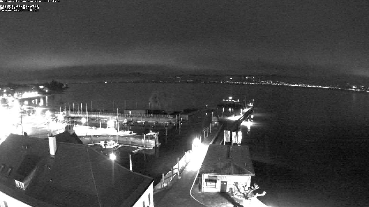 Archiv Foto Webcam Bodensee: Gemeindehafen Langenargen