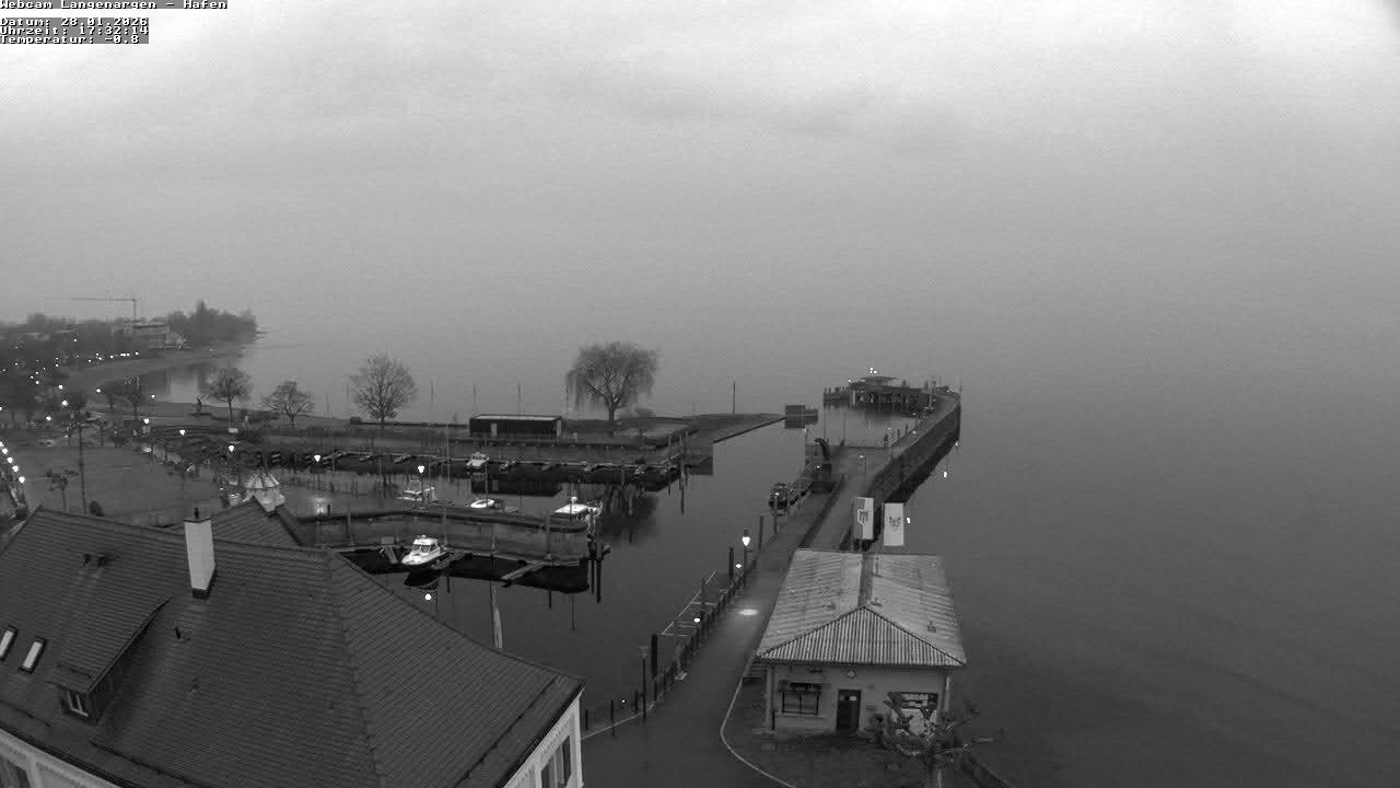 Archiv Foto Webcam Bodensee: Gemeindehafen Langenargen