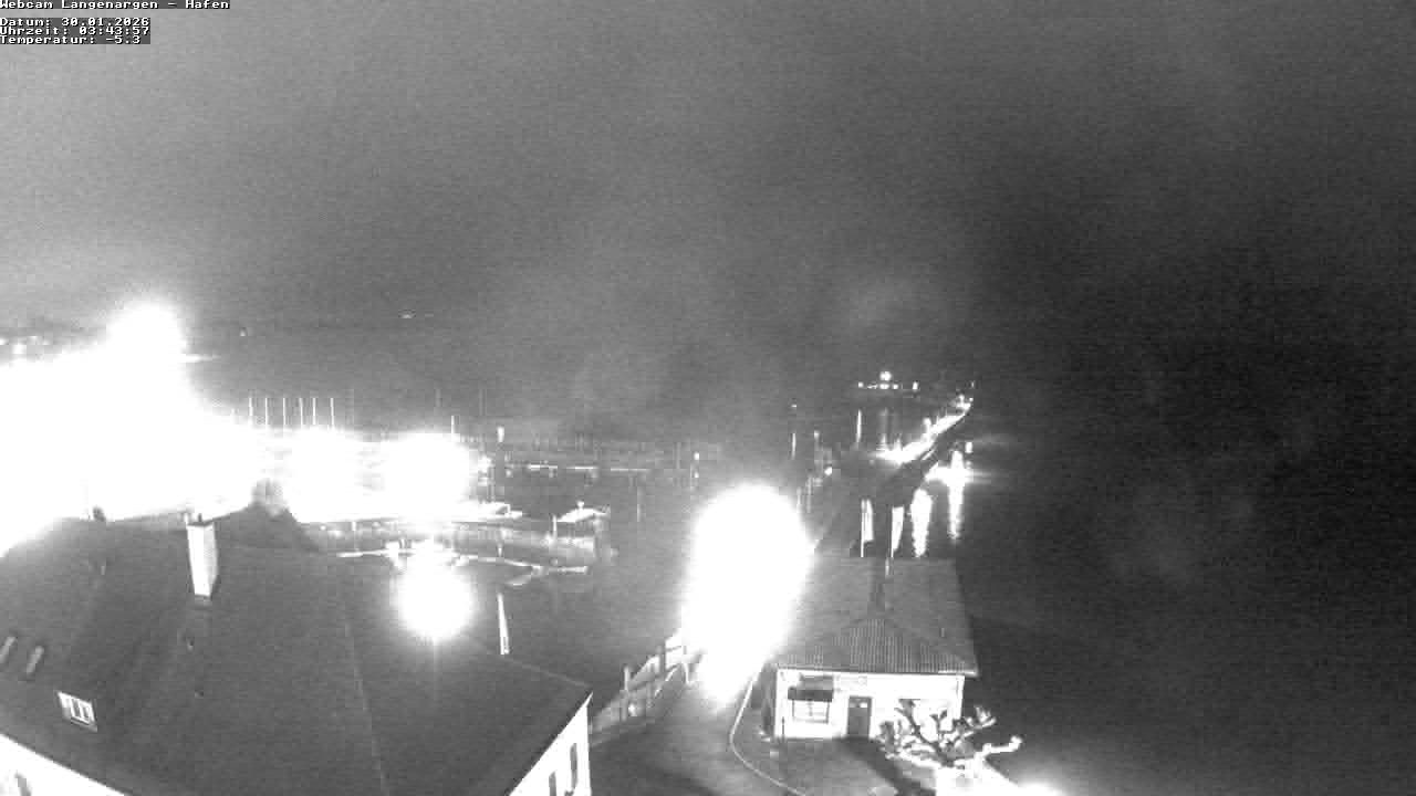 Archiv Foto Webcam Bodensee: Gemeindehafen Langenargen