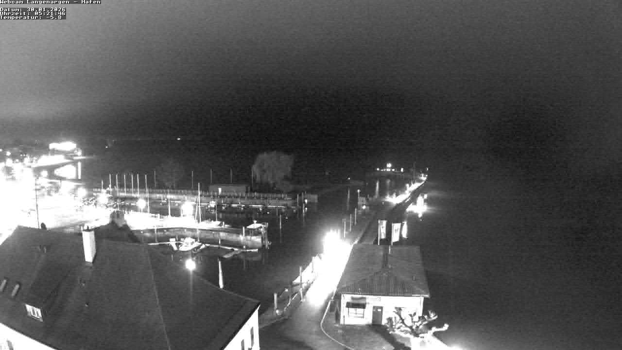 Archiv Foto Webcam Bodensee: Gemeindehafen Langenargen