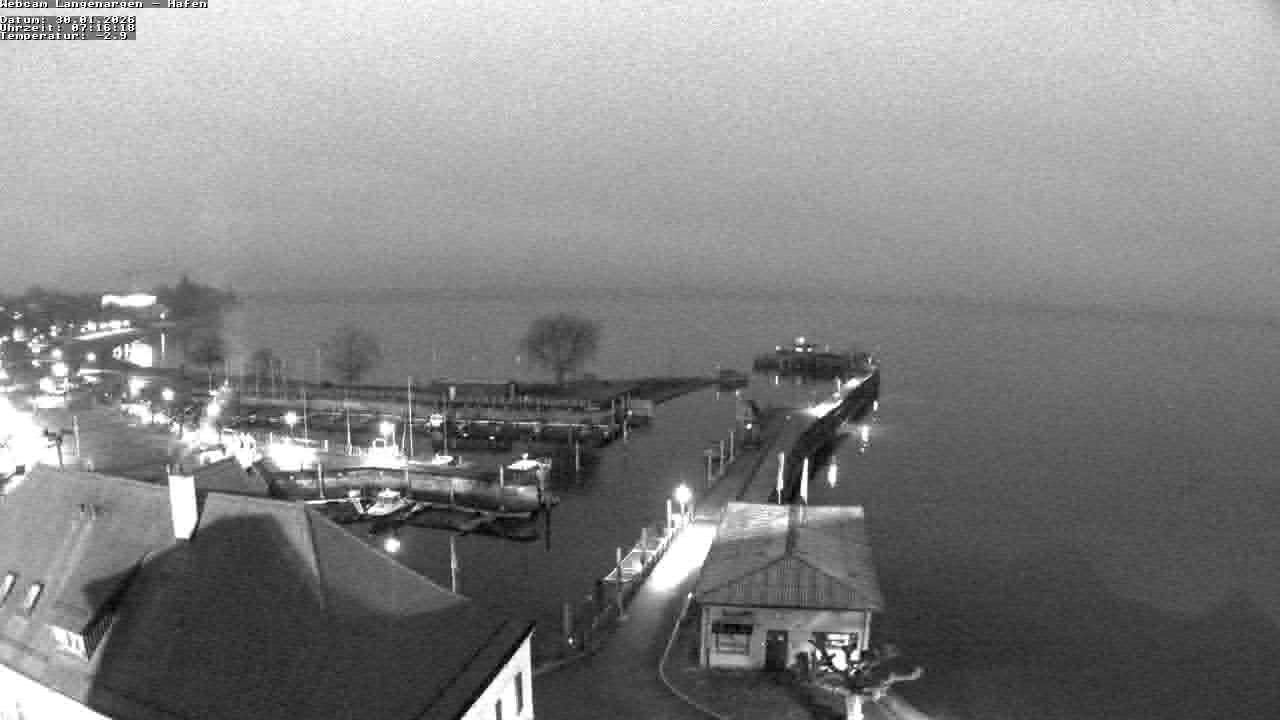 Archiv Foto Webcam Bodensee: Gemeindehafen Langenargen