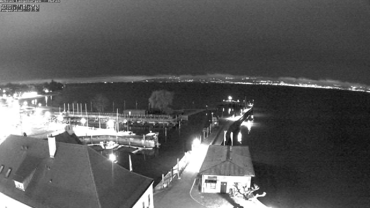 Archiv Foto Webcam Bodensee: Gemeindehafen Langenargen