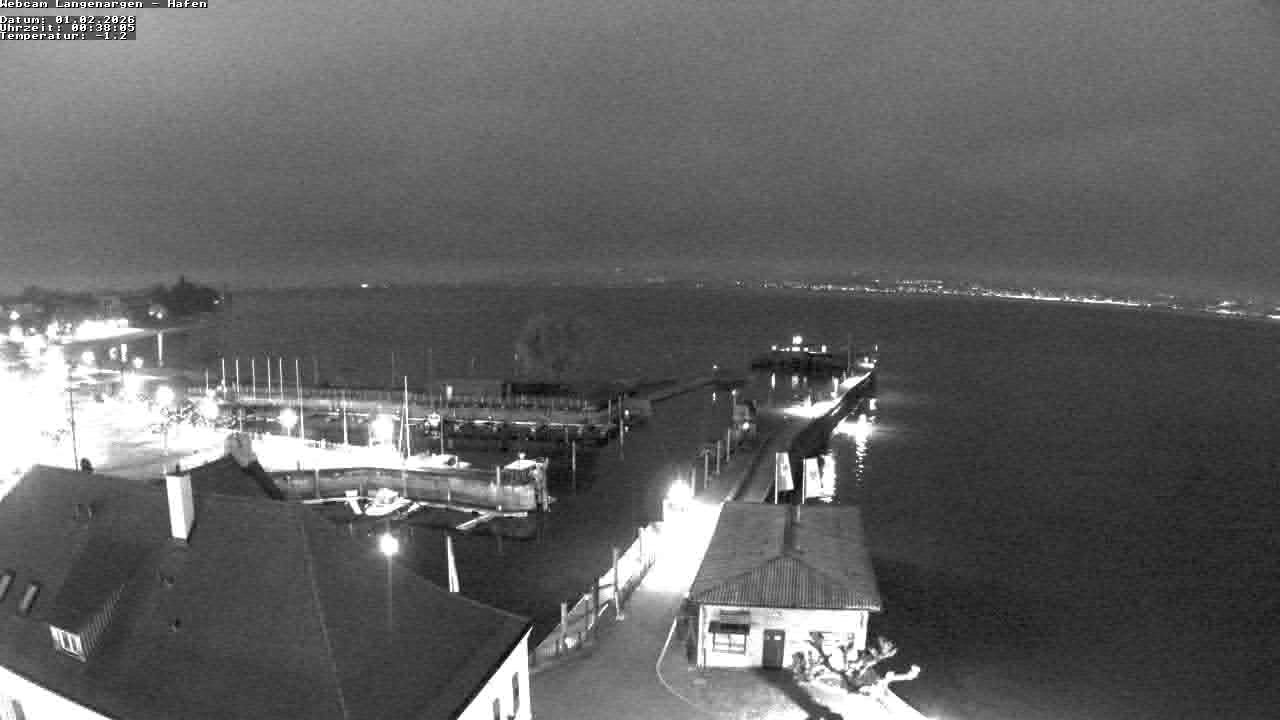 Archiv Foto Webcam Bodensee: Gemeindehafen Langenargen