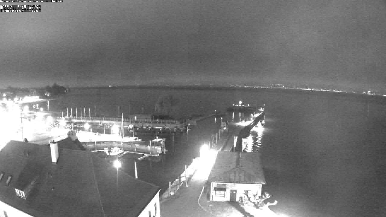 Archiv Foto Webcam Bodensee: Gemeindehafen Langenargen