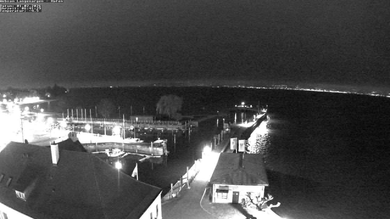 Archiv Foto Webcam Bodensee: Gemeindehafen Langenargen