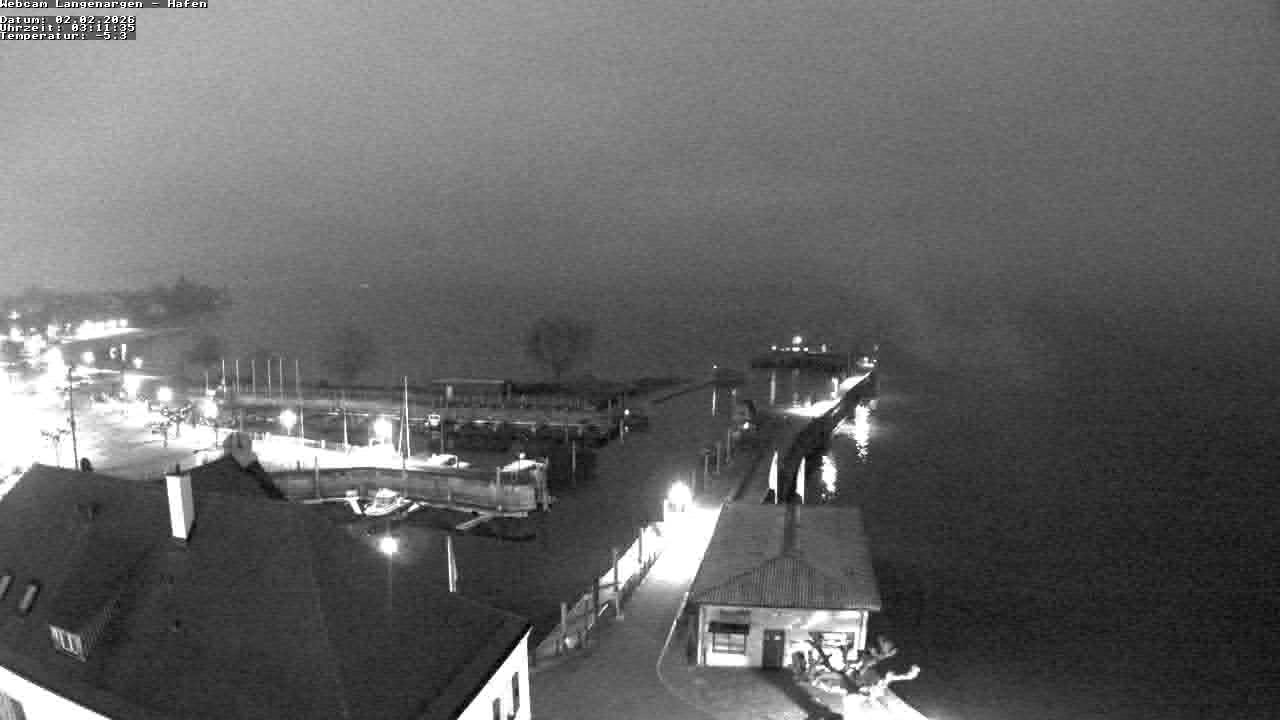 Archiv Foto Webcam Bodensee: Gemeindehafen Langenargen