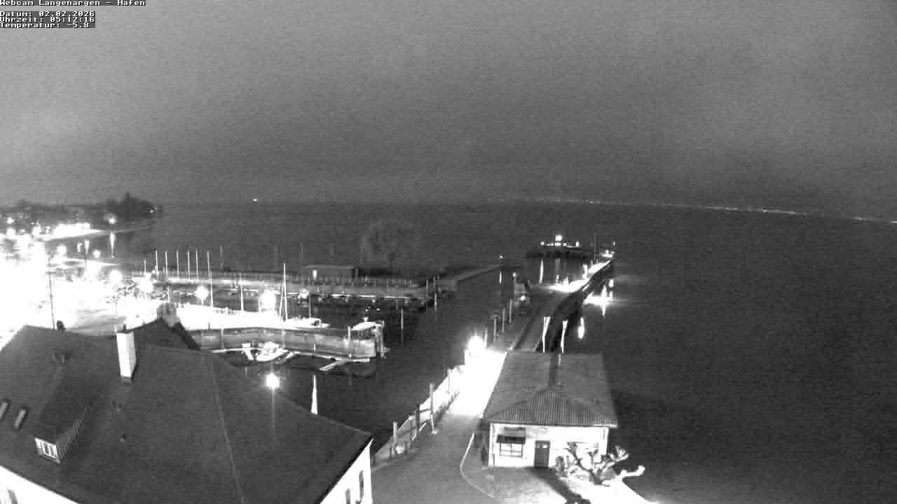 Archiv Foto Webcam Bodensee: Gemeindehafen Langenargen
