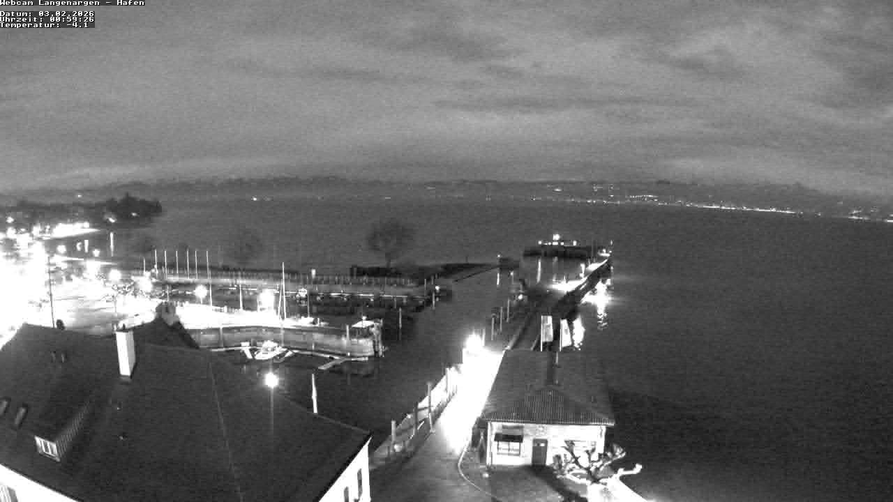 Archiv Foto Webcam Bodensee: Gemeindehafen Langenargen