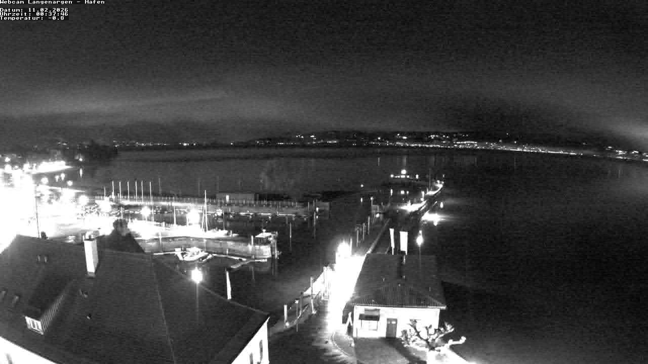 Archiv Foto Webcam Bodensee: Gemeindehafen Langenargen