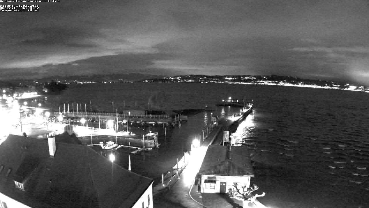 Archiv Foto Webcam Bodensee: Gemeindehafen Langenargen