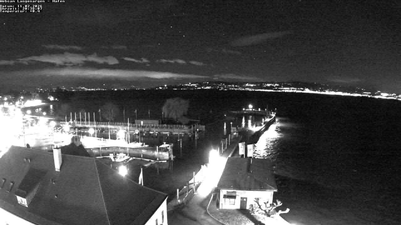 Archiv Foto Webcam Bodensee: Gemeindehafen Langenargen
