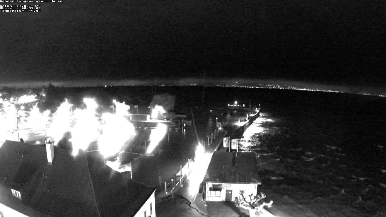 Archiv Foto Webcam Bodensee: Gemeindehafen Langenargen