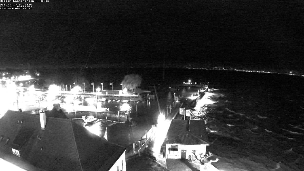 Archiv Foto Webcam Bodensee: Gemeindehafen Langenargen