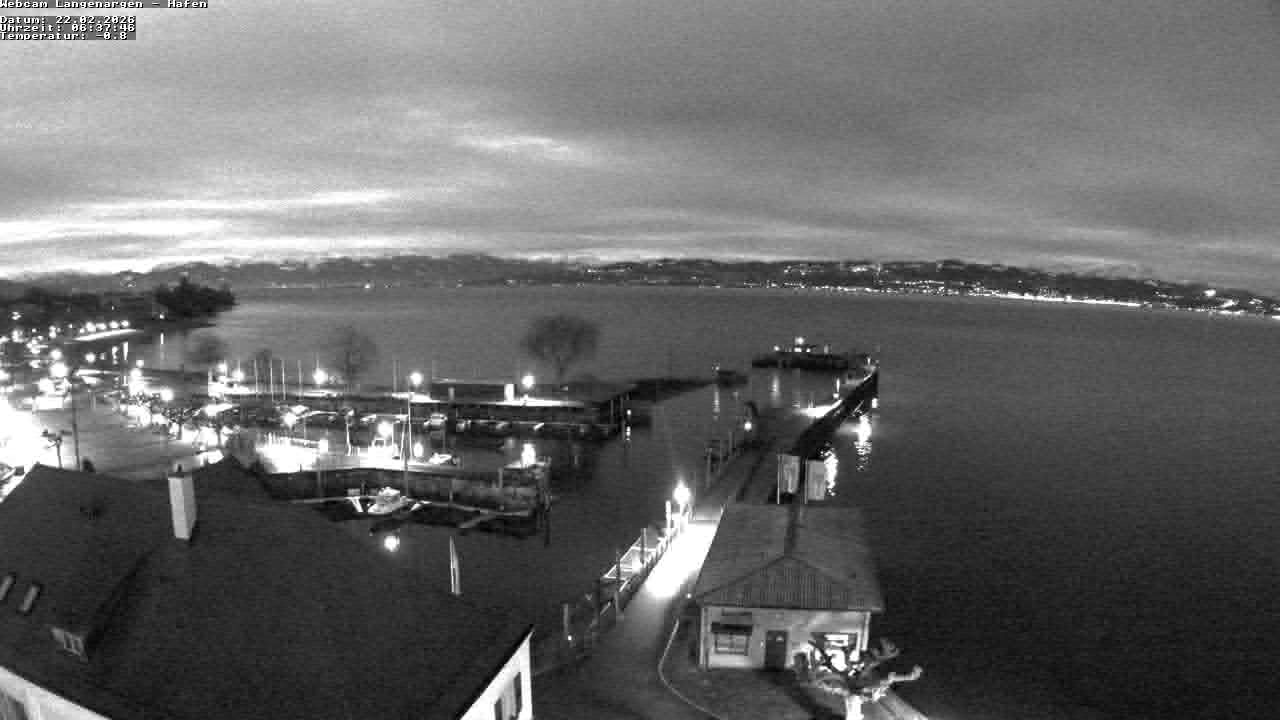 Archiv Foto Webcam Bodensee: Gemeindehafen Langenargen