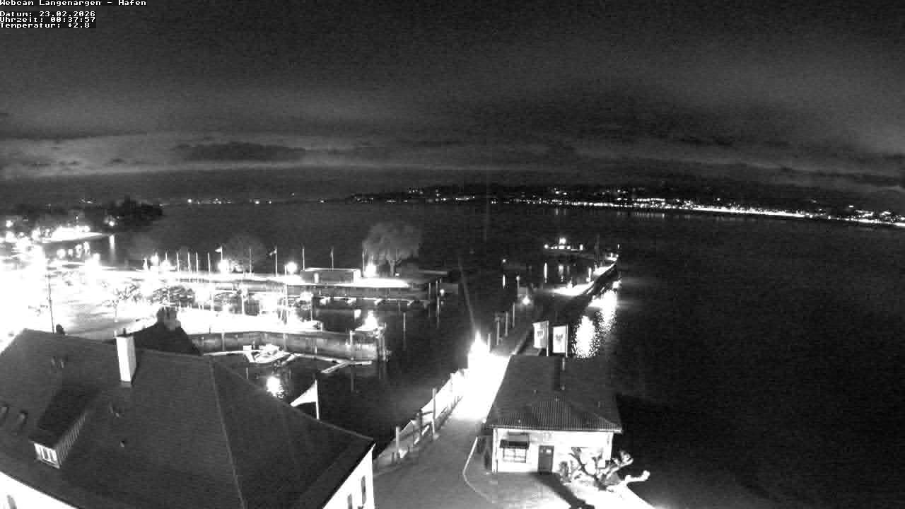 Archiv Foto Webcam Bodensee: Gemeindehafen Langenargen
