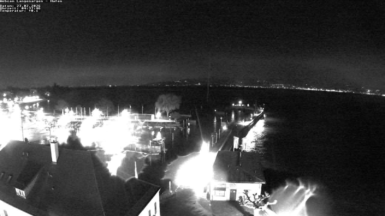 Archiv Foto Webcam Bodensee: Gemeindehafen Langenargen