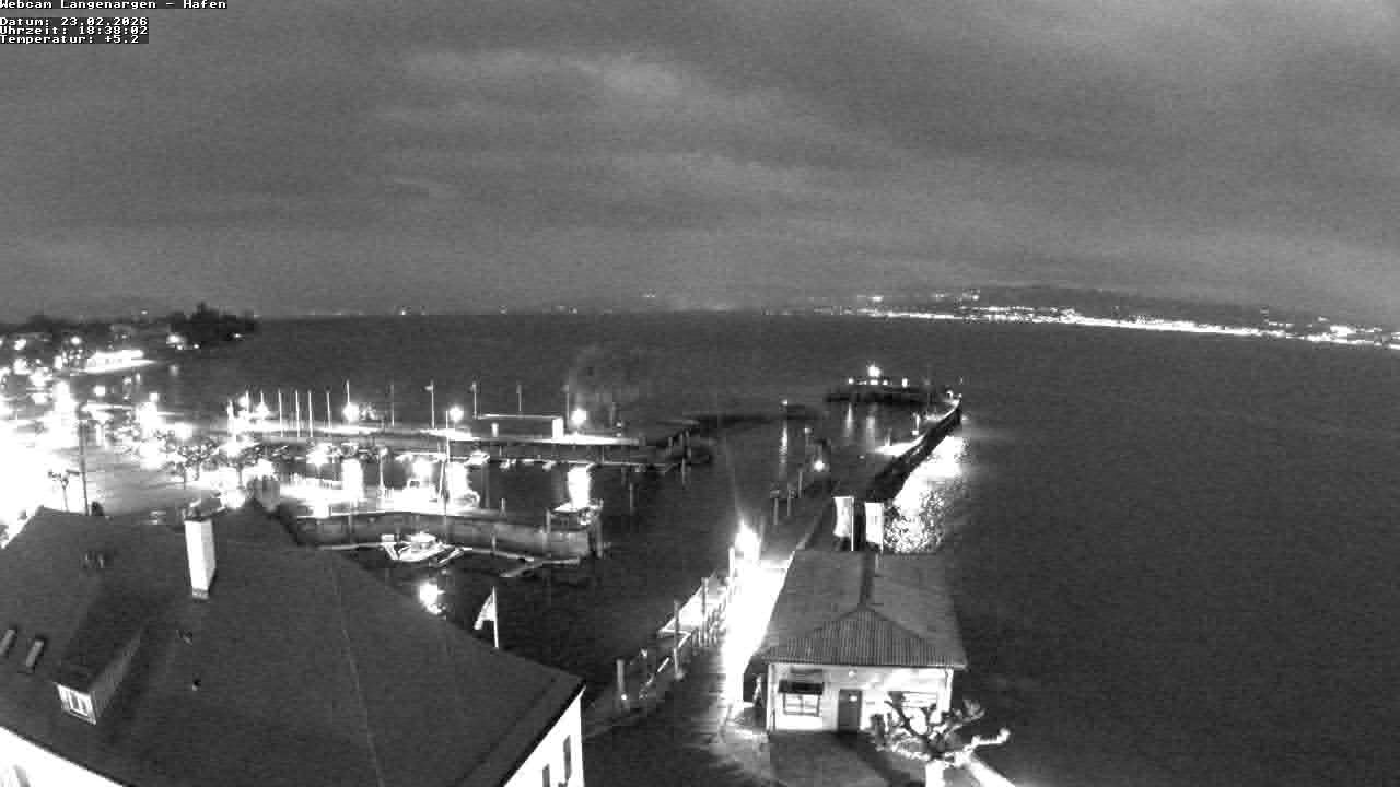 Archiv Foto Webcam Bodensee: Gemeindehafen Langenargen