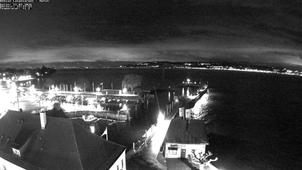 Archiv Foto Webcam Bodensee: Gemeindehafen Langenargen