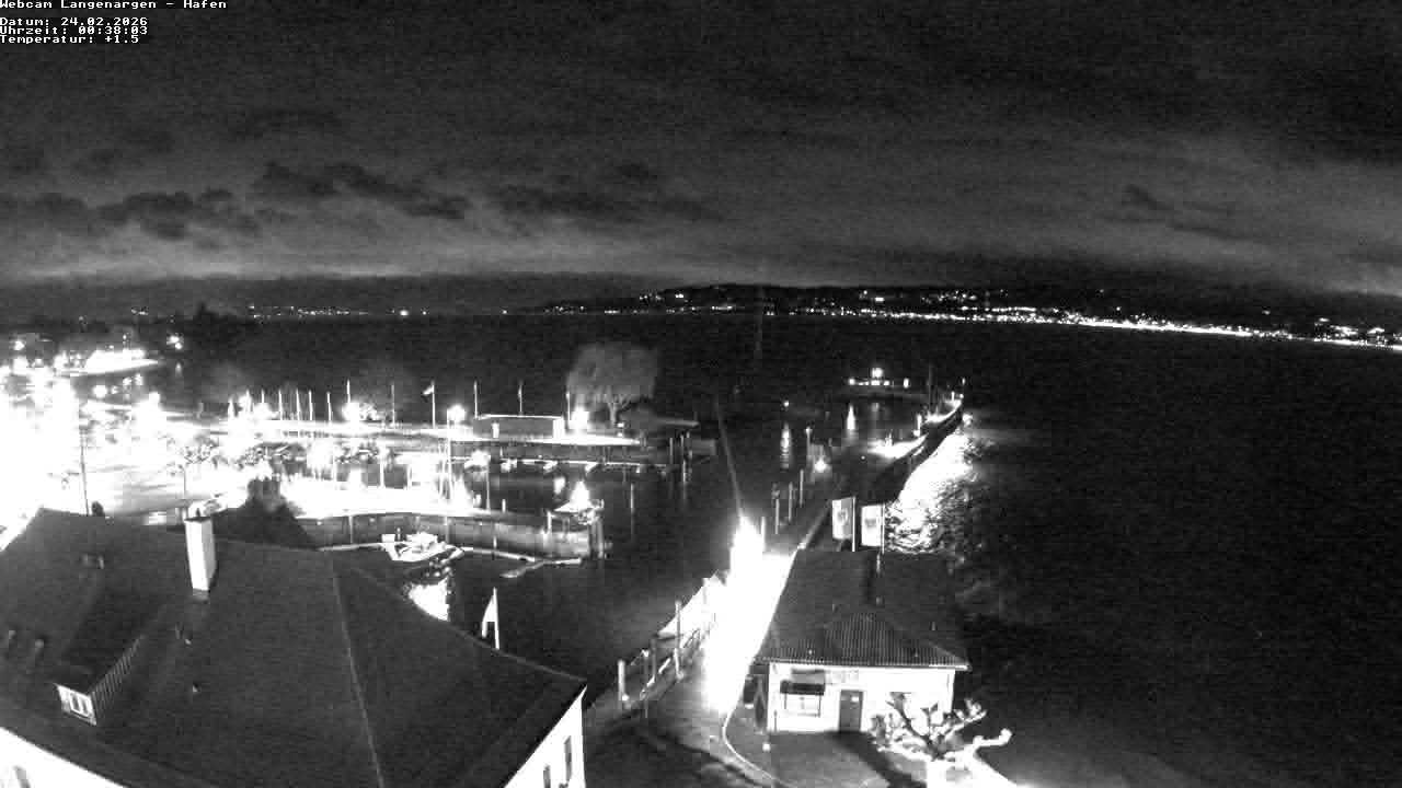 Archiv Foto Webcam Bodensee: Gemeindehafen Langenargen