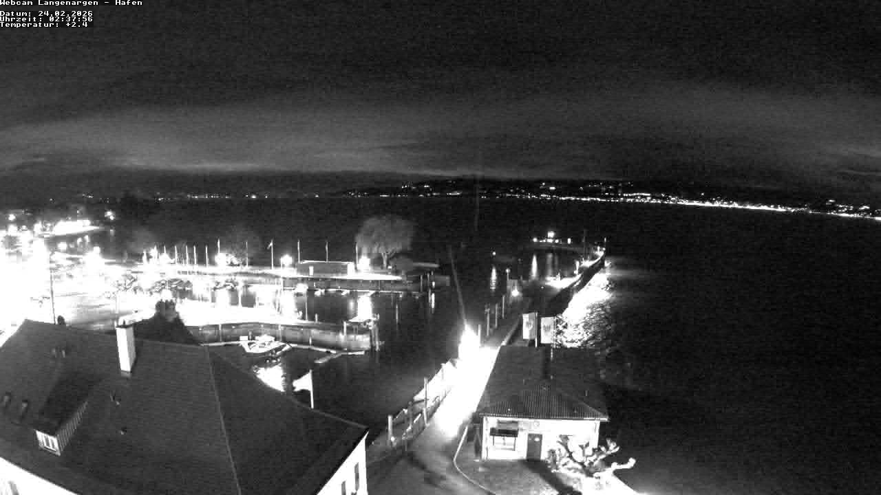 Archiv Foto Webcam Bodensee: Gemeindehafen Langenargen