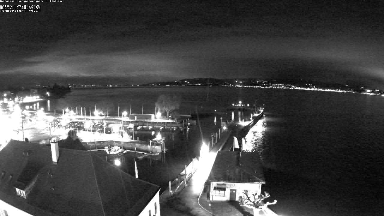 Archiv Foto Webcam Bodensee: Gemeindehafen Langenargen