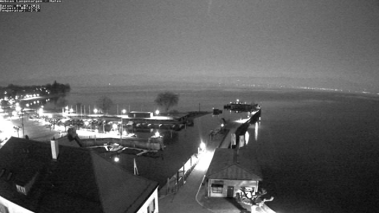 Archiv Foto Webcam Bodensee: Gemeindehafen Langenargen