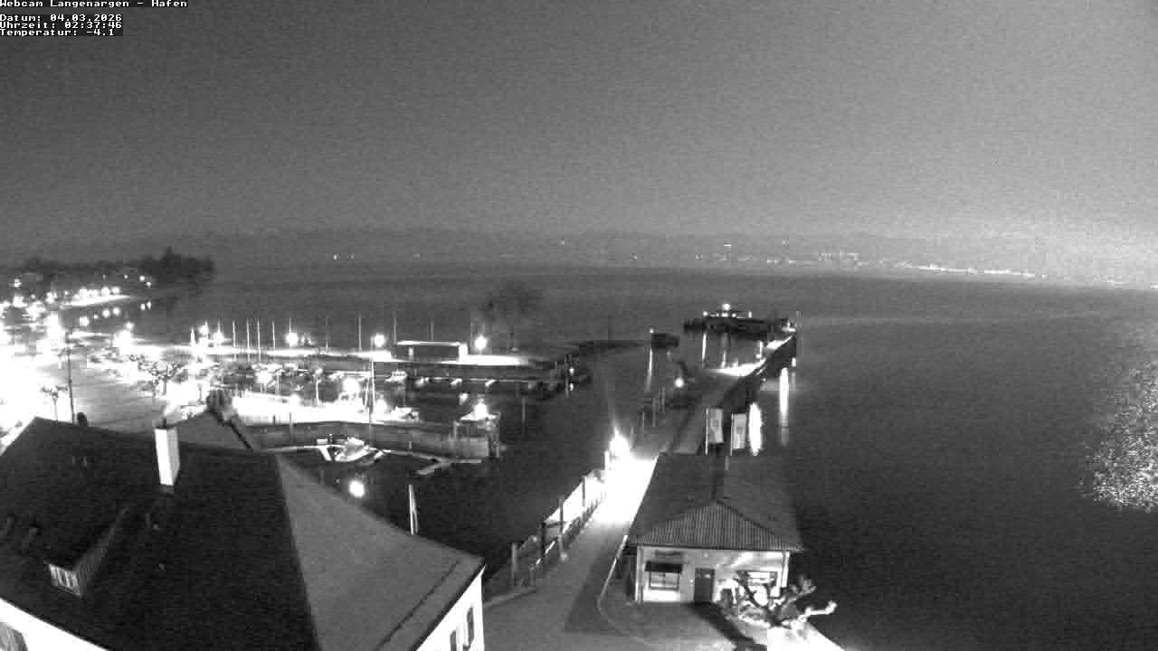 Archiv Foto Webcam Bodensee: Gemeindehafen Langenargen