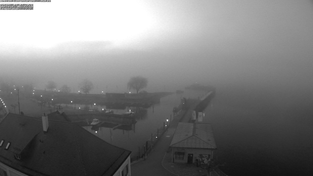 Archiv Foto Webcam Bodensee: Gemeindehafen Langenargen