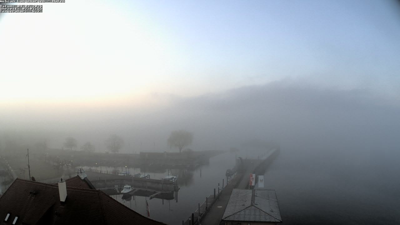 Archiv Foto Webcam Bodensee: Gemeindehafen Langenargen