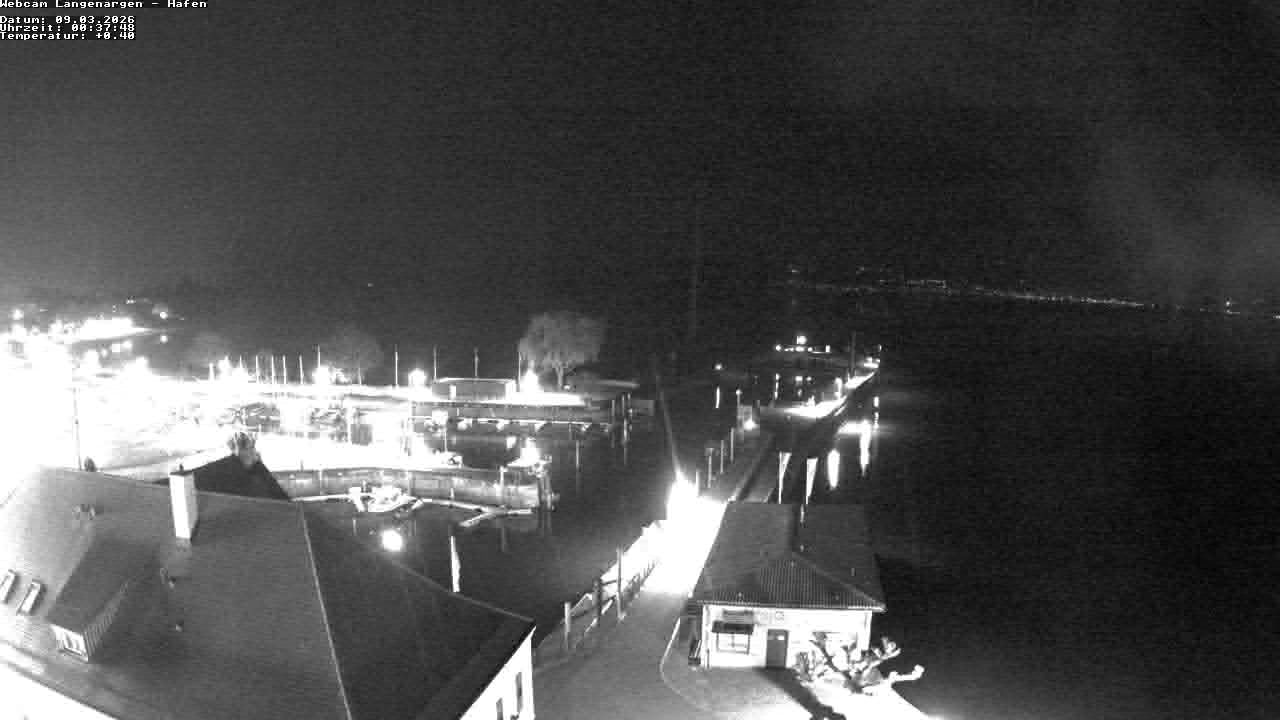 Archiv Foto Webcam Bodensee: Gemeindehafen Langenargen